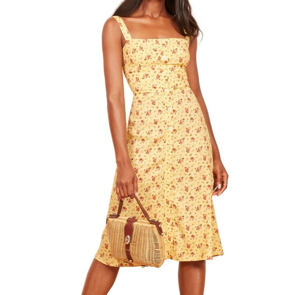 floral reformation dress